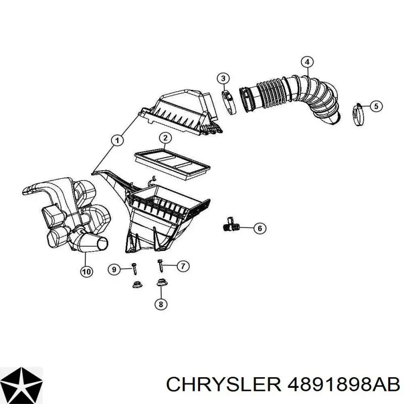  K04891898AB Fiat/Alfa/Lancia