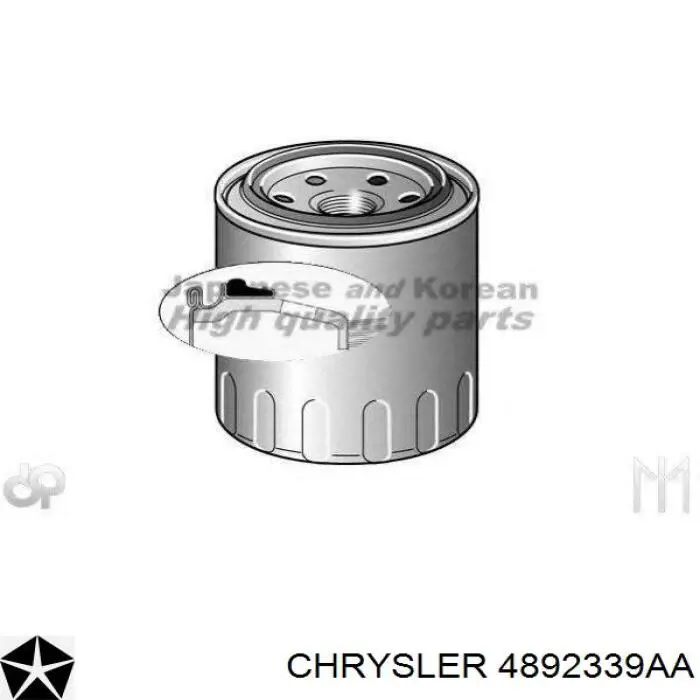 4892339AA Chrysler фільтр масляний