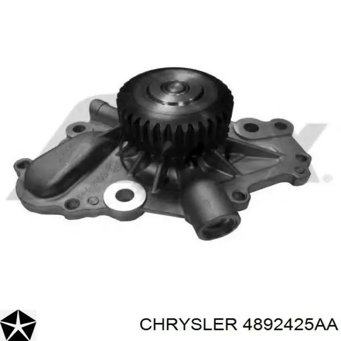 Помпа охолодження Chrysler 4892425AA ціна, від 59.30 USD