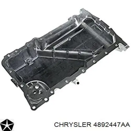 4892447AA Chrysler піддон масляний картера двигуна