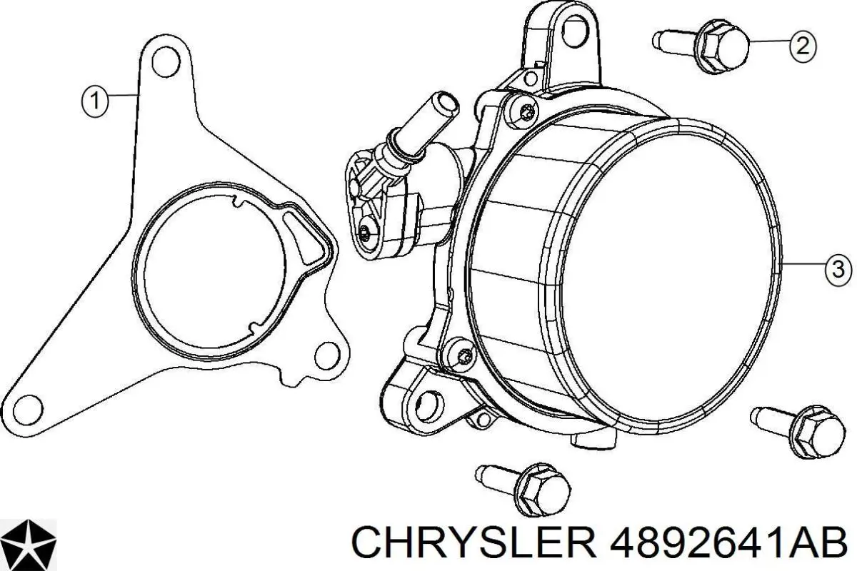 4892641AB Chrysler Насос вакуумний