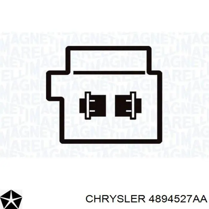 Склопідйомник передньої лівої двері 04894527AA Chrysler
