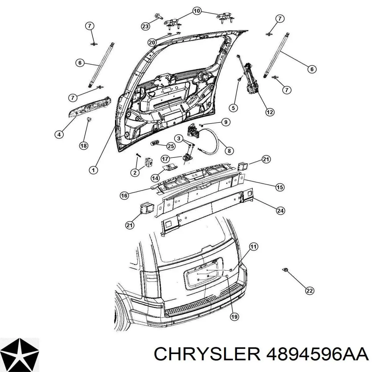 Купити 04894596AB Chrysler 