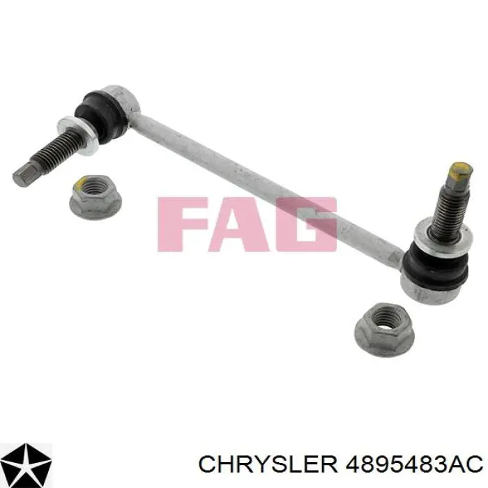 Лінк стабілізатора, переднього, лівий Chrysler 4895483AC ціна, від 15.88 USD