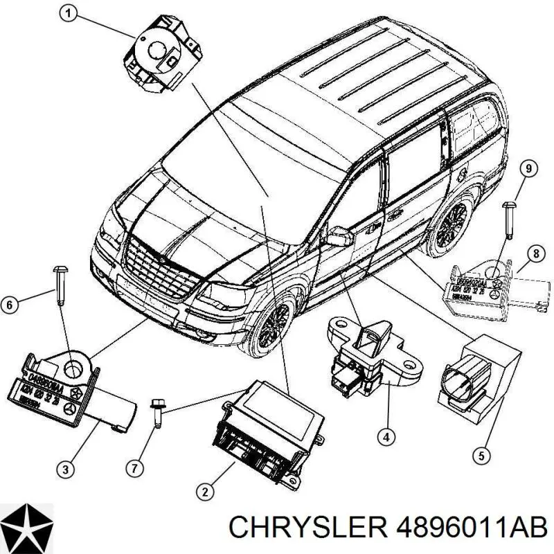 Купити 04896011AB Chrysler 