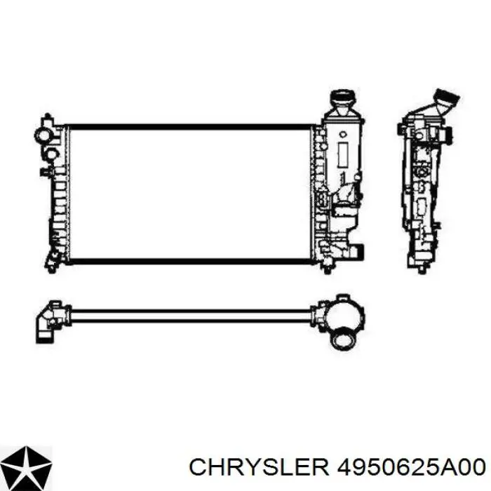 4950625A00 Chrysler пильник шруса внутрішній, передній піввісі