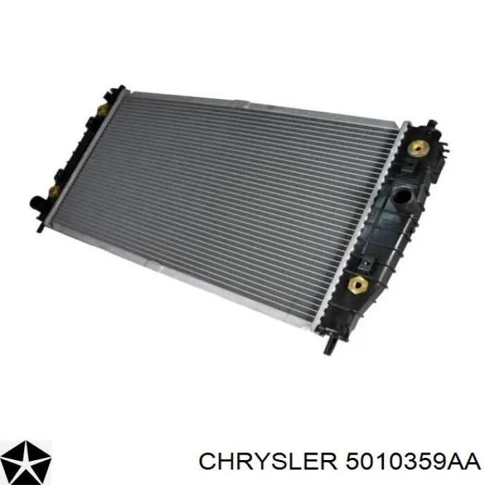 Радіатор охолодження двигуна на Chrysler Intrepid 
