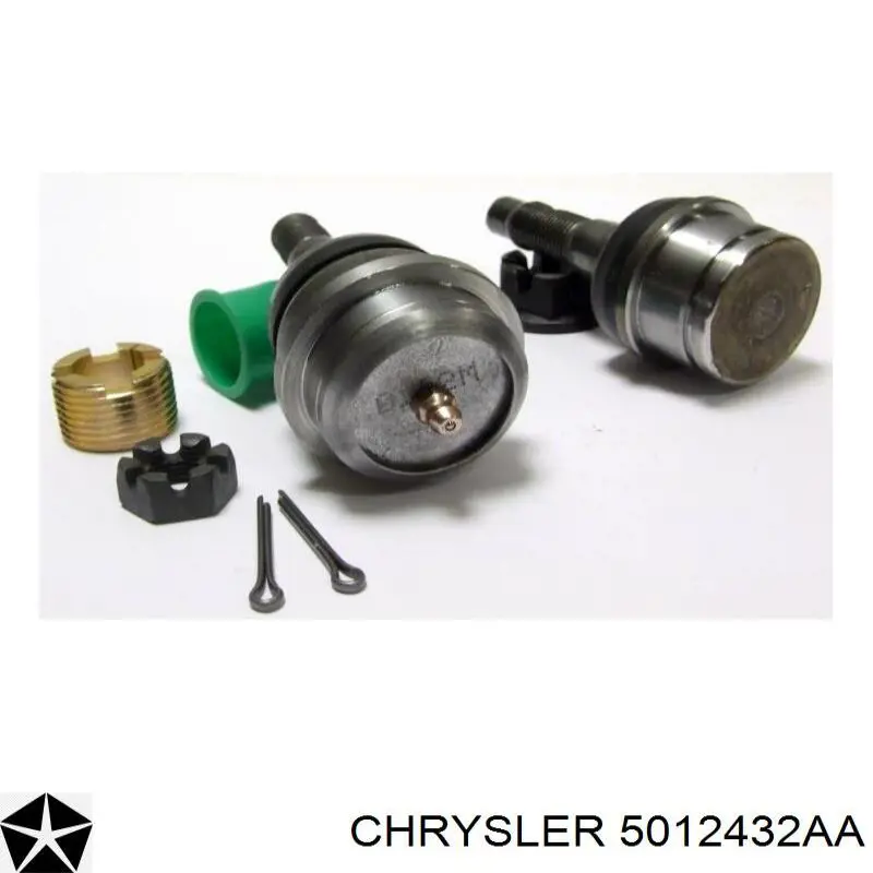 Опора кульова нижня + верхня, комплект Chrysler 5012432AA