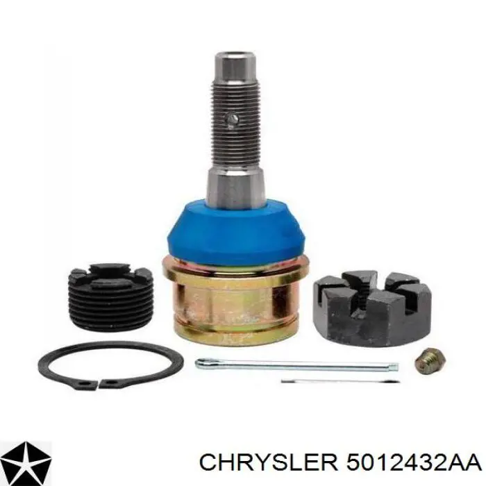Опора кульова нижня + верхня, комплект Chrysler 5012432AA ціна, від 21.47 USD