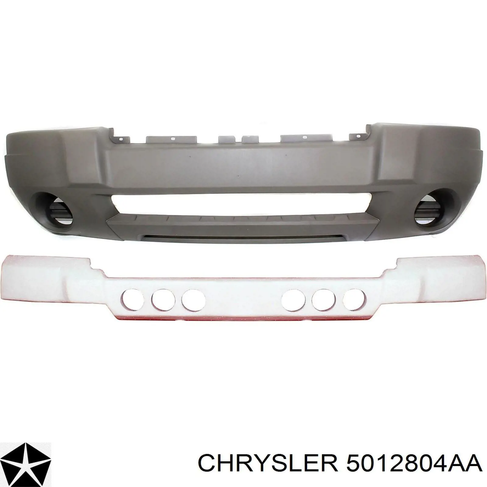 Кожух бампера заднього Chrysler 5012804AA ціна, від 189.10 USD