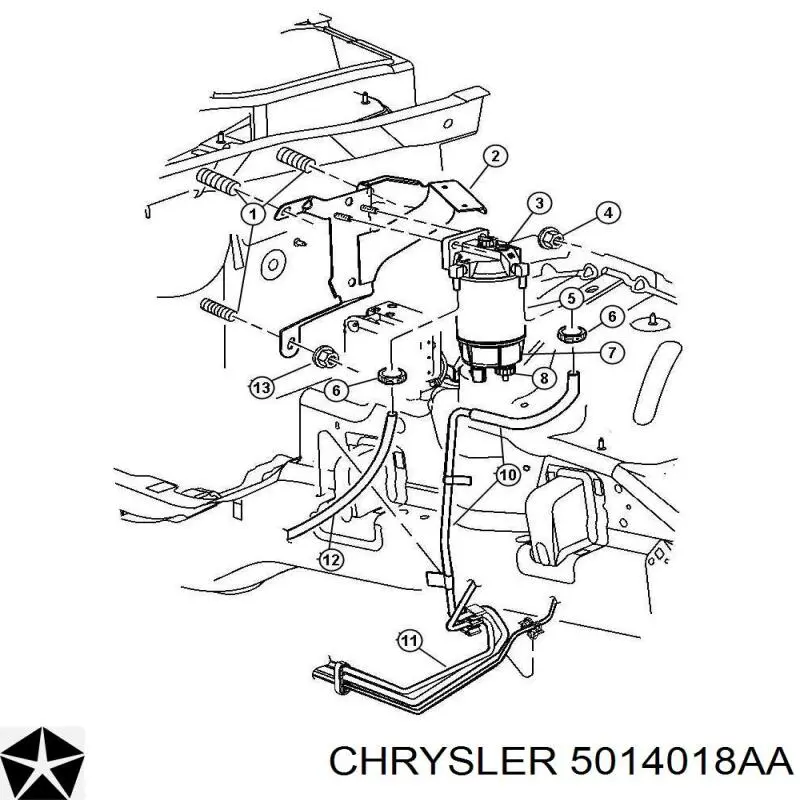  05014018AA Chrysler