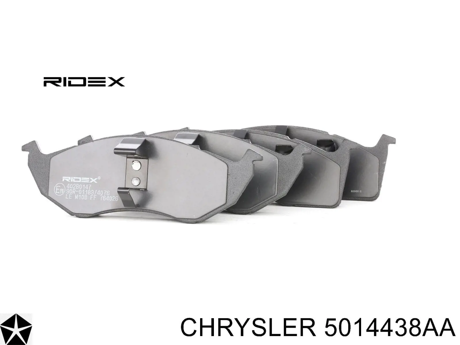 Купити 5014438AA Chrysler Колодки гальмівні передні, дискові
