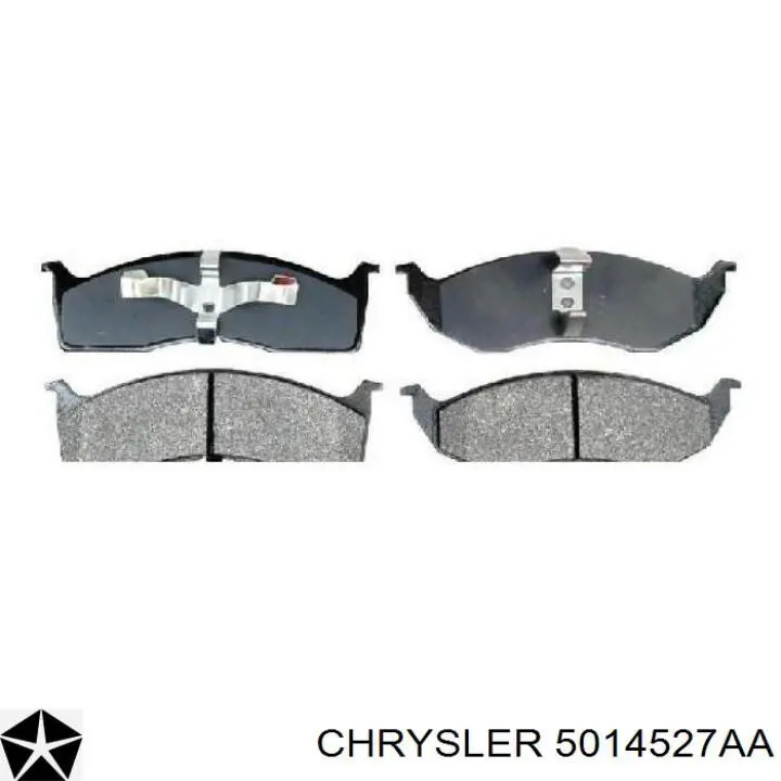 Гальмівні колодки Chrysler 5014527AA ціна, від 24.04 USD