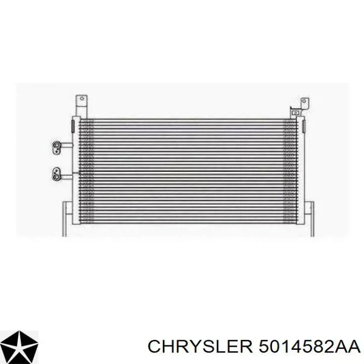 Конденсатор кондиціонера Chrysler 5014582AA ціна, від 96.46 USD