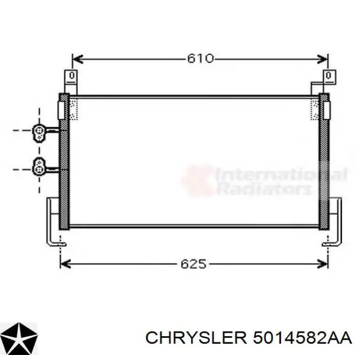 5014582AA Chrysler Конденсатор