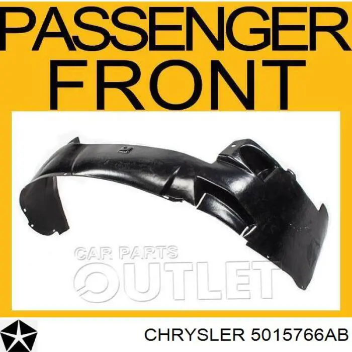 Купити 5015766AA Chrysler Молдинг переднього правого крила