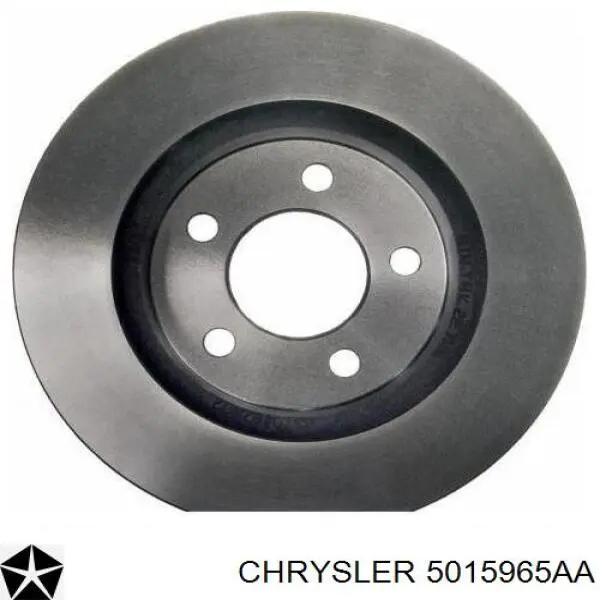 Диск переднього гальма Chrysler 5015965AA ціна, від 42.53 USD