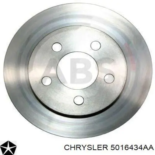 5016434AA Chrysler диск гальмівний передній