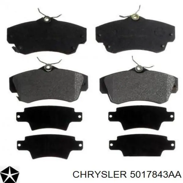 Купити 5017843AA Chrysler Колодки гальмівні передні, дискові