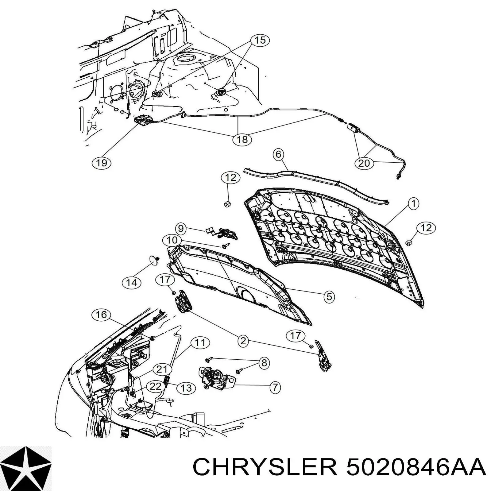  5020846AA Chrysler