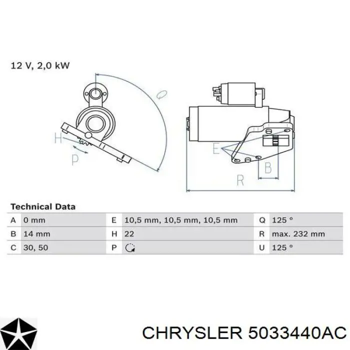 5033440AC Chrysler 