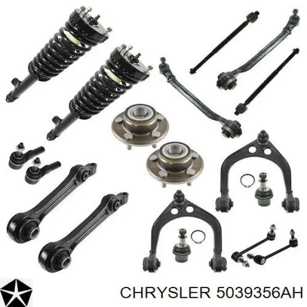 Купити 5039356AI Chrysler Стійка амортизатора задня