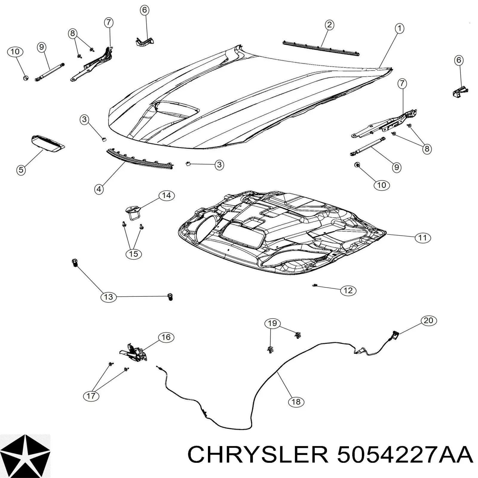  5054227AA Chrysler