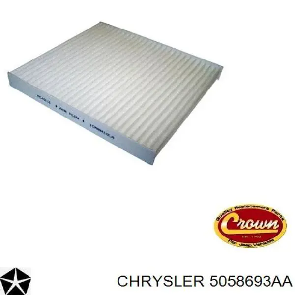 Купити 5058693AA Chrysler Фільтр салону вугільний