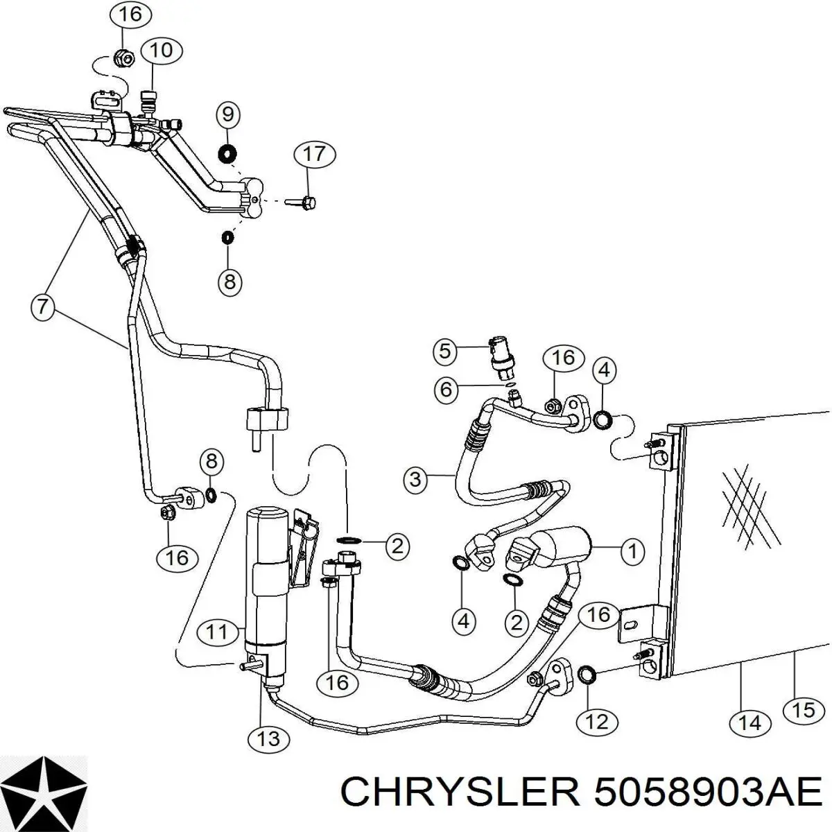  05058903AE Chrysler