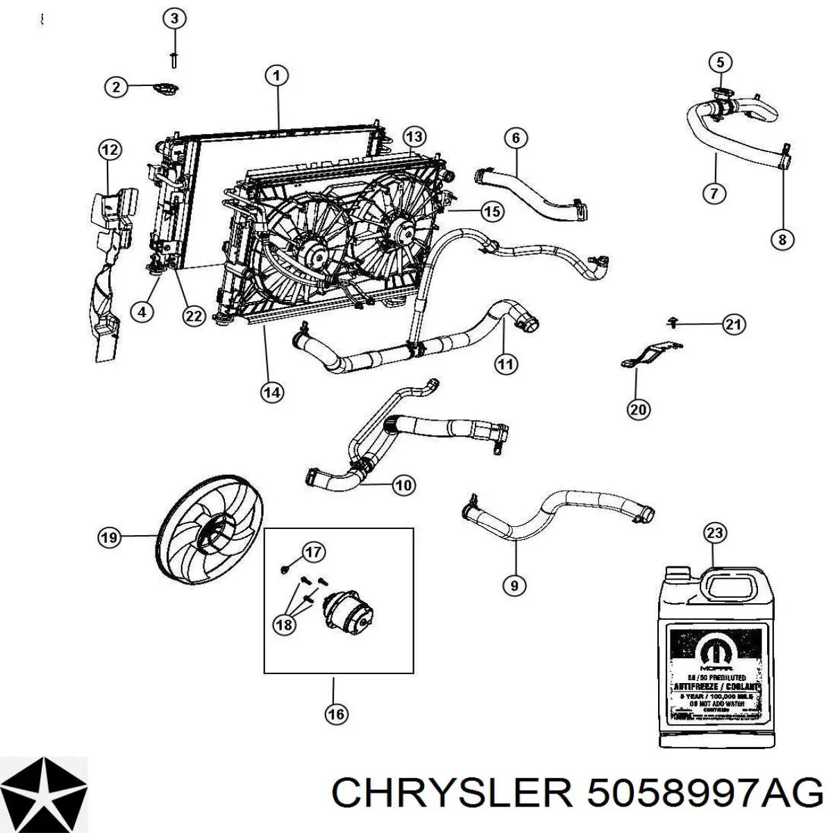  5058997AG Chrysler