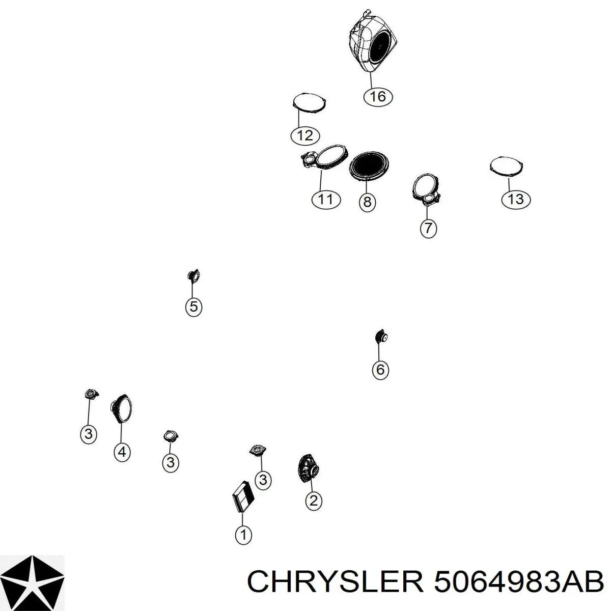  Chrysler 5064983AB ціна, від 63.34 USD