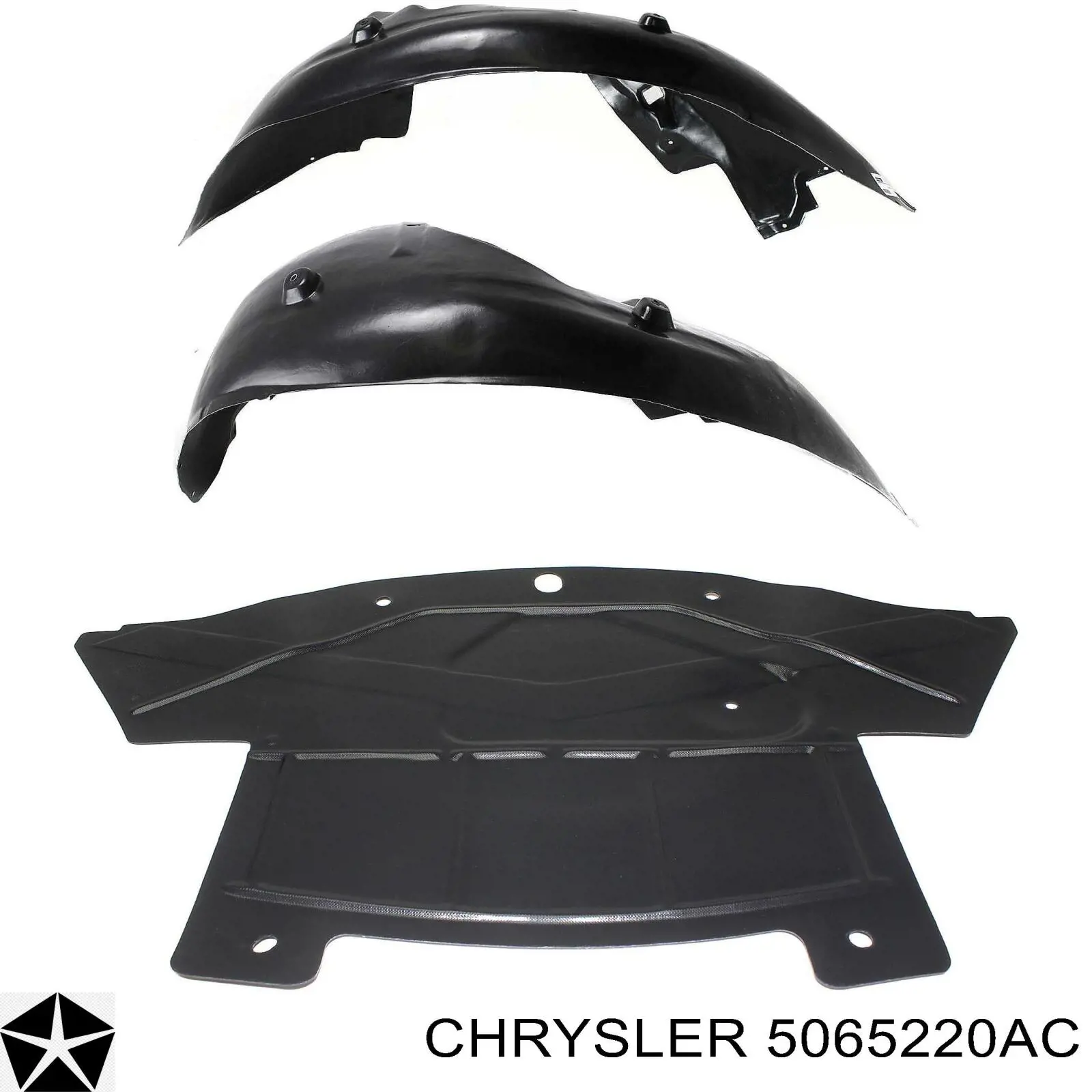 5065220AC Chrysler Підкрилок задній правий