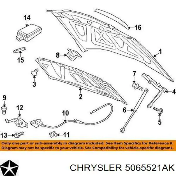 Купити Шумоізоляція капота Chrysler 300 C 