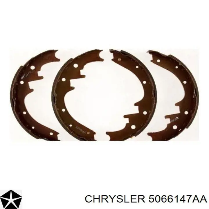 Колодки гальмові задні, барабанні Chrysler 5066147AA ціна, від 39.48 USD
