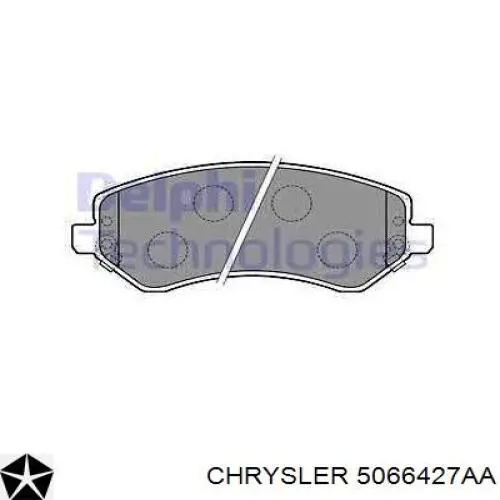 Передні тормозні колодки 5066427AA Chrysler