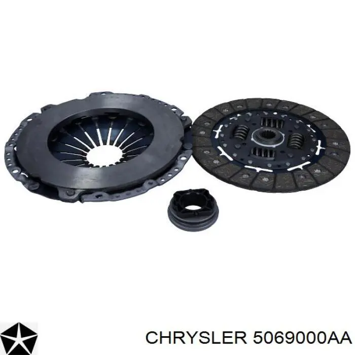 5069000AA Chrysler комплект зчеплення (3 частини)