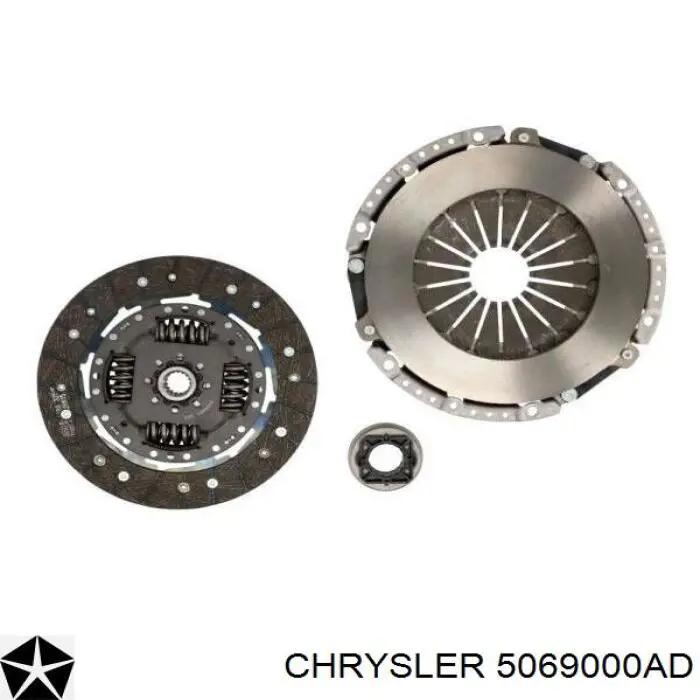 5069000AD Chrysler комплект зчеплення (3 частини)