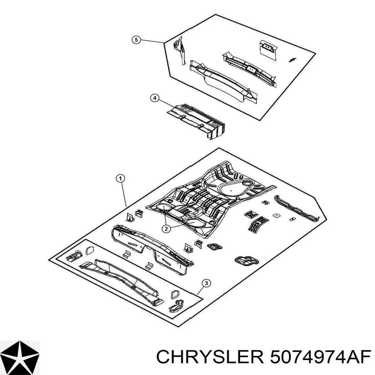  Chrysler 5074974AF ціна, від 112.49 USD