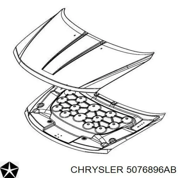Купити 5076896AB Chrysler Ізоляція моторного відсіку