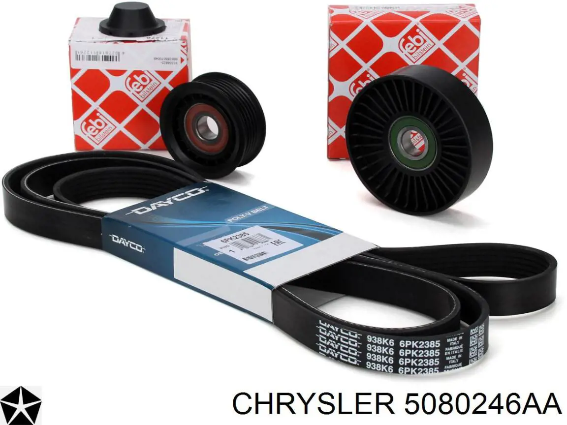 Ролик приводного ременя, паразитний 5080246AA Chrysler