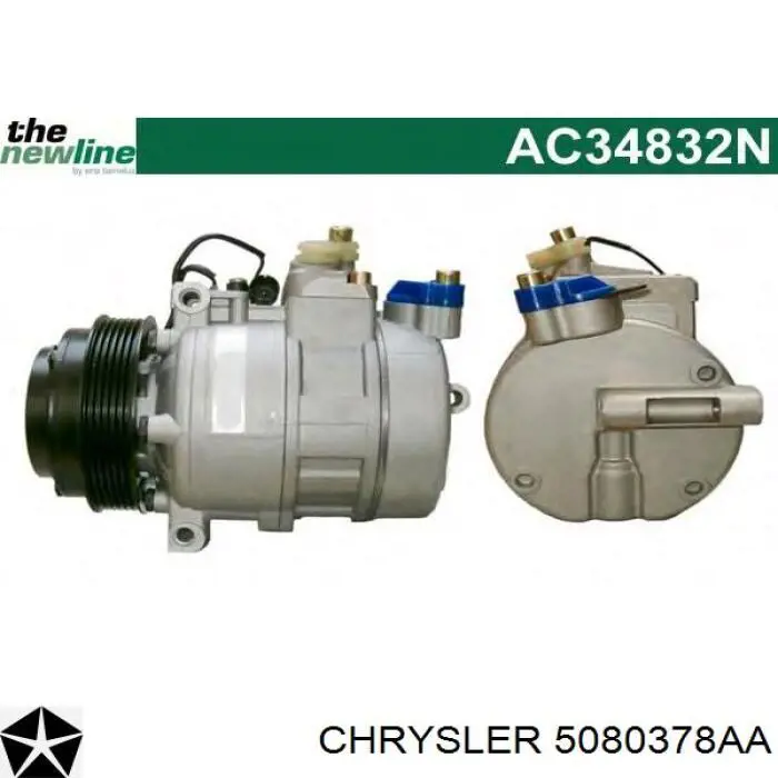 5080378AA Chrysler Компресор холодоагенту