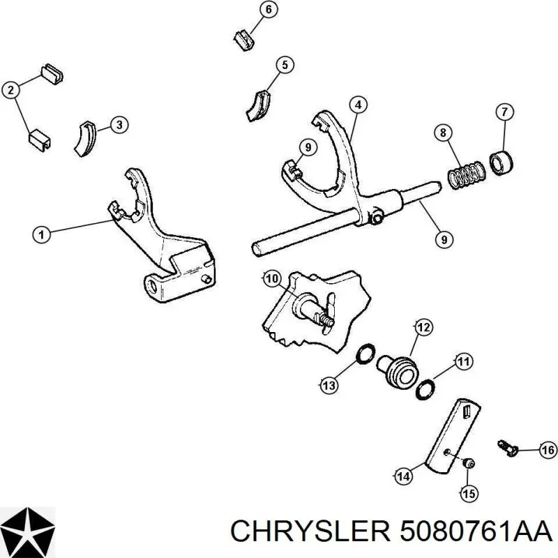  5080761AA Chrysler