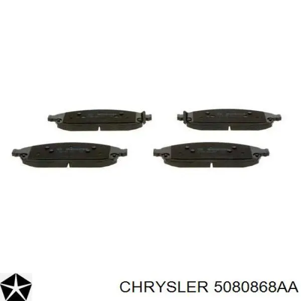 Купити 5080868AA Chrysler Колодки гальмівні передні, дискові