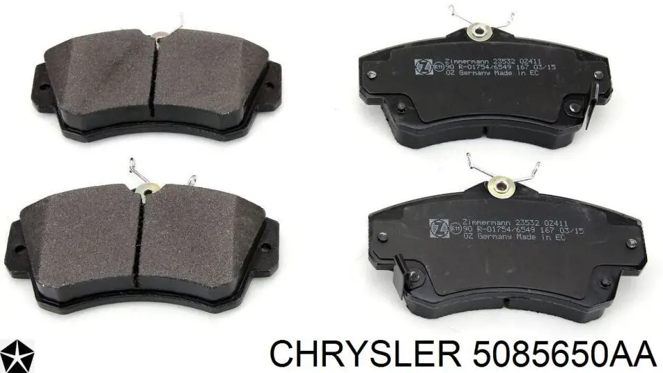 5085650AA Chrysler Дискові гальма