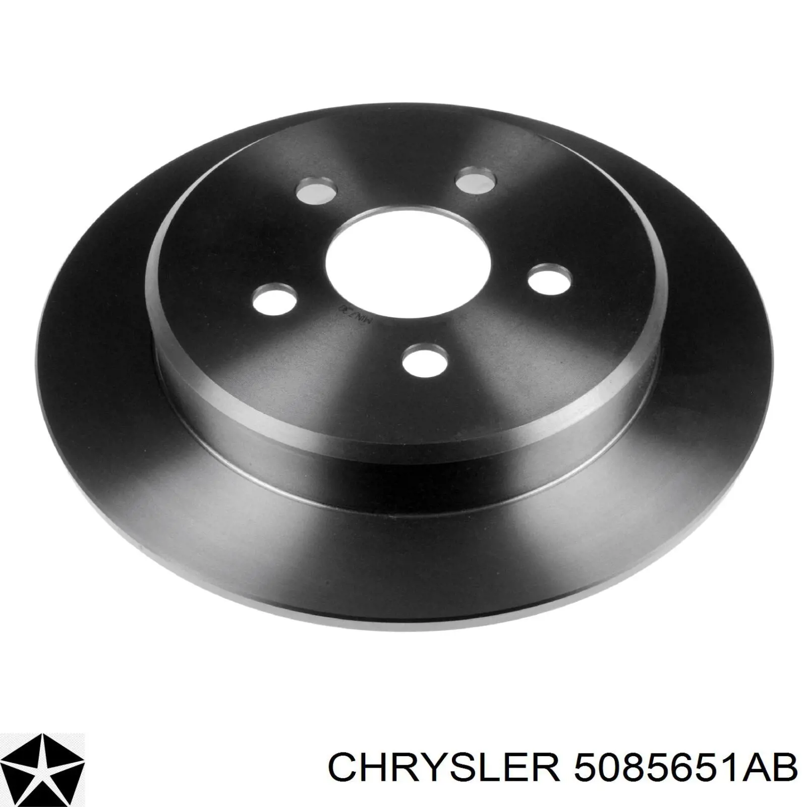 5085651AB Chrysler диск гальмівний задній