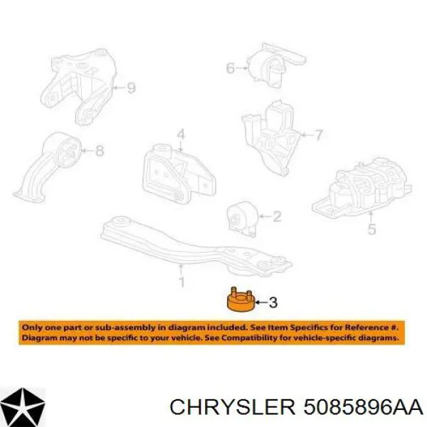 Купити 5085896AA Chrysler 