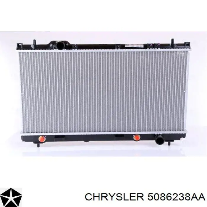 5086238AA Chrysler радіатор охолодження двигуна