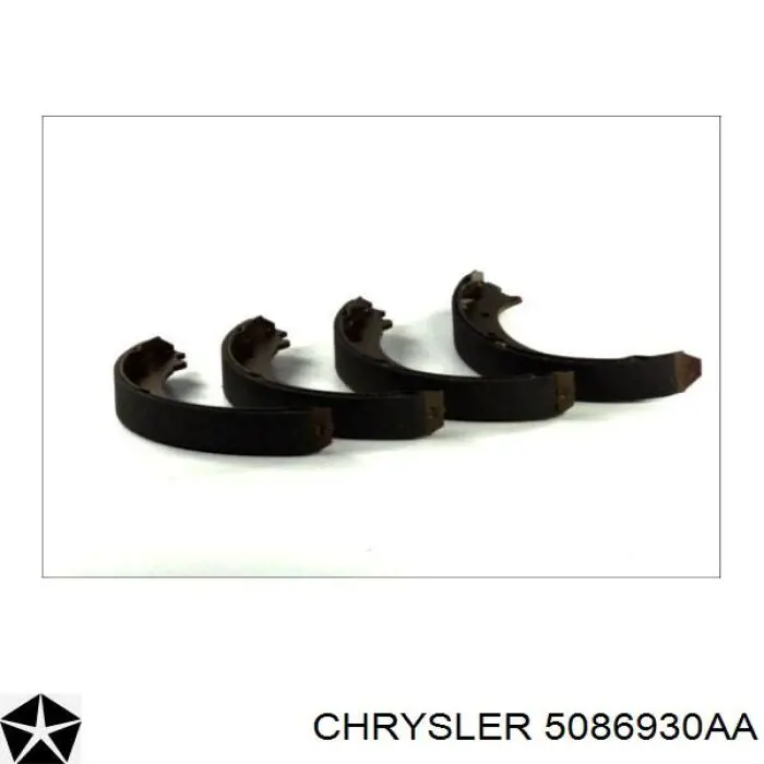 Колодки ручника / стоянкового гальма Chrysler 5086930AA ціна, від 40.11 USD
