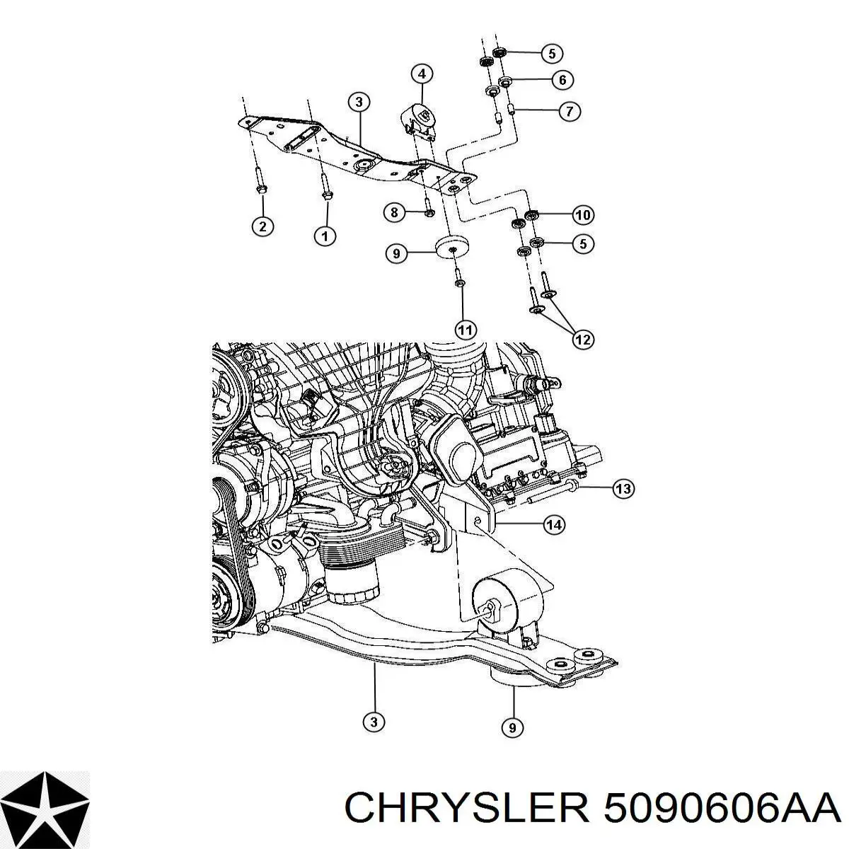 5090606AA Chrysler 