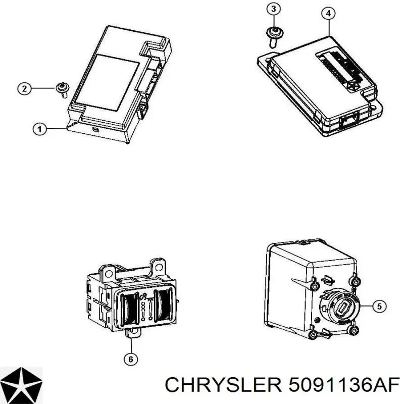  5091136AF Chrysler